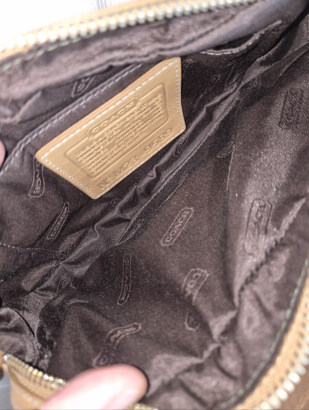 Coach Legacy West Tan Leather Camera Crossbody Bag, Glove-Tanned, Style 9589 - Picture 9 of 14